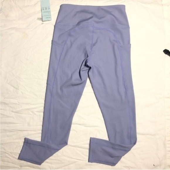 Z by Zella lavender ribbed high waist leggings 7/8 size xs - Picture 5 of 5